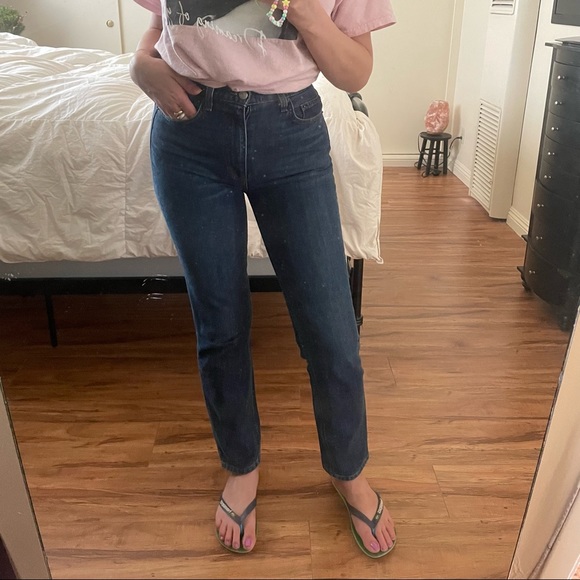 Reformation Julia High Cigarette Jean - Teton - Picture 1 of 7